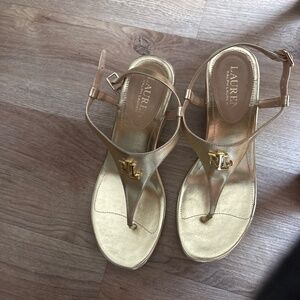 Ralph Lauren wedged sandals